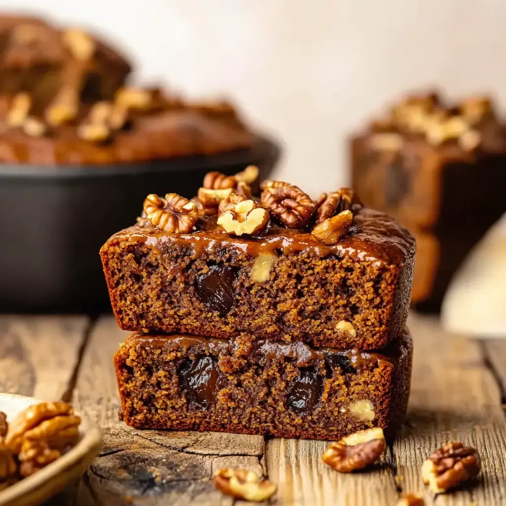 A loaf of bread with walnuts on top.